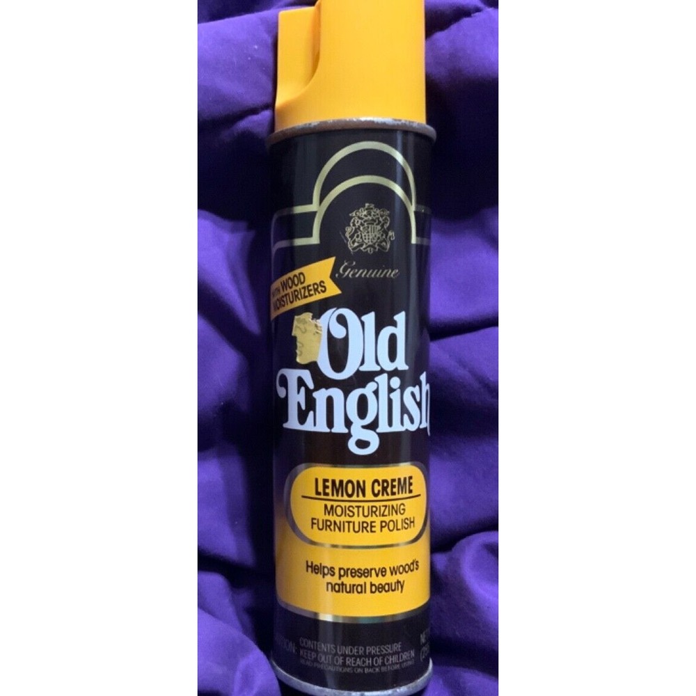VINTAGE 1990's  OLD ENGLISH LEMON CREME MOISTURIZING POLISH